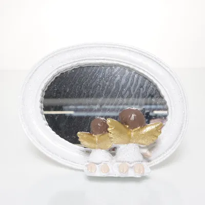 Spegel (Vit, Flerfärgad)