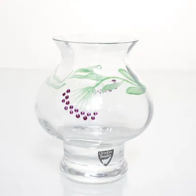 Vase (White, Multicolored) from Orrefors Sweden