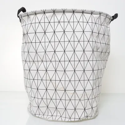Laundry basket (White, Black)