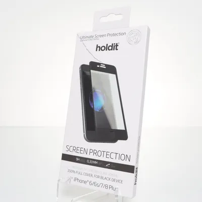 Screenprotector (Zwart) van Holdit