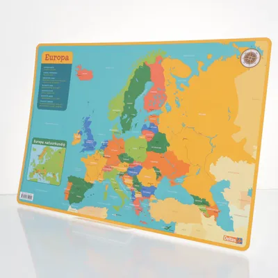 Kaart (Meerkleurig) van Deltas