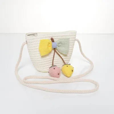 Shoulder-bag (Beige, Multicolored)