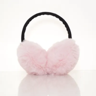 Øremuffer (Sort, Pink)