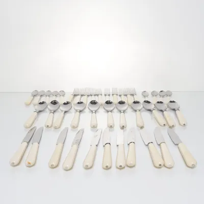 Bestick (Beige, Silverfärgad) från Newport