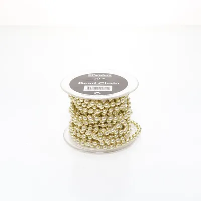 Plastikperler (Guld) fra Panduro Hobby