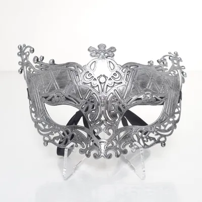Masquerade-masker (Zilver)