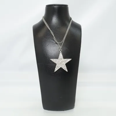Halsband (Silverfärgad) Okänd metall