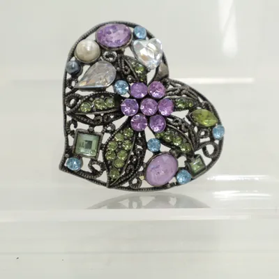 Broche (Meerkleurig) Onbekend materiaal