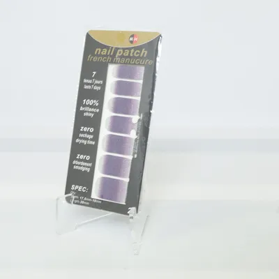 Kunstnagels (Lila, Zilver) van M.H