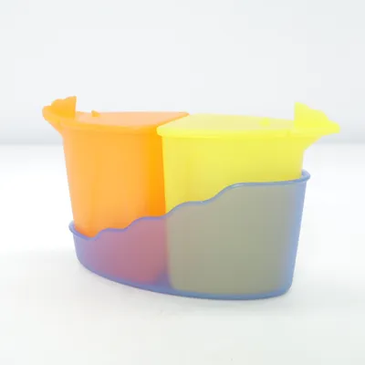 Madkasse (Orange, Gul, Blå) fra Tupperware