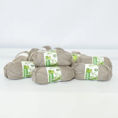 Garn (Brun) fra Bamboo Bambus