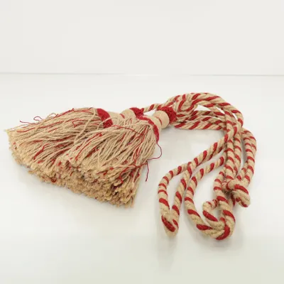Curtain tieback  (Beige, Red)