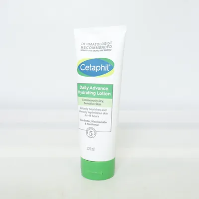 Body lotion (Daily Advance Hydrating Lotion) from Cetaphil