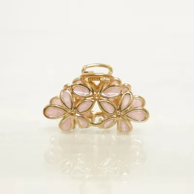 Hårklämma (Rosa, Guldfärgad)