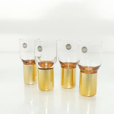 Dricksglas (Transparent, Guldfärgad) från Sagaform