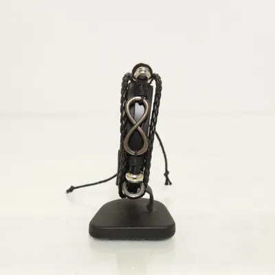 Armband (Zwart) Leer