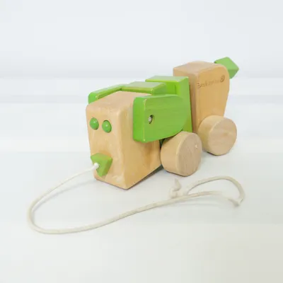 Pull toy (Green, Brown) from Everearth