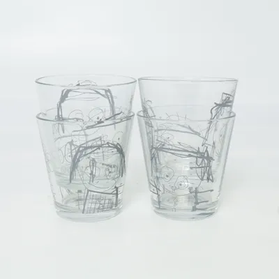 Dricksglas (Transparent, Svart) från Poul Pava