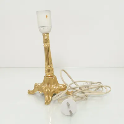 Lampefod (Guld, Hvid)