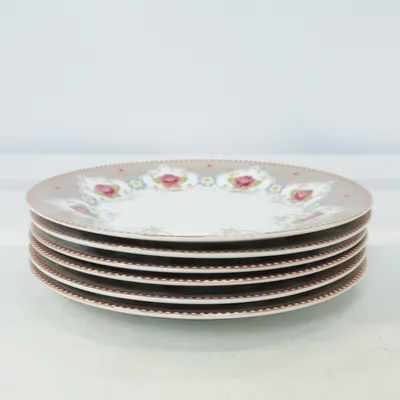 Small plate (White, Multicolored) from Pip Home