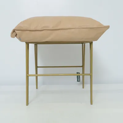 Taburet (Beige, Guld) fra Depot