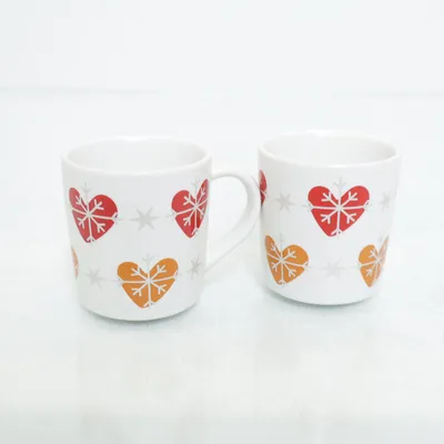 Mugg (Jul hjärta snöflinga) från Sagaform