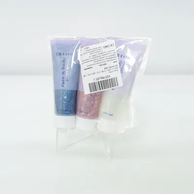 Ansiktsglitter (Blå, Rosa, Vit)