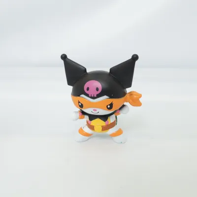 Leksaksfigur (Svart, Orange, Vit) från Sanrio