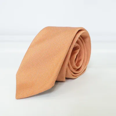 Tie (Orange) from Amanda Christensen Cotton, Silk