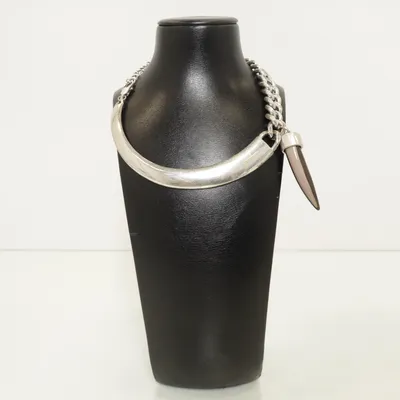 Halsring (Silverfärgad, Brun) från Zara Okänd metall