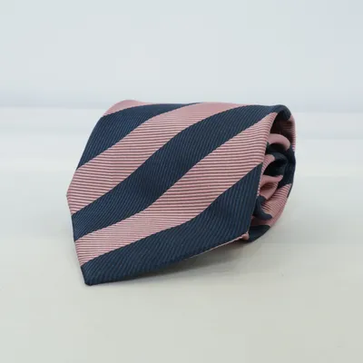 Cravate (Bleu, Rose) de Andrew's Ties Soie