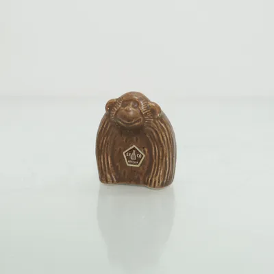 Beeldje (Bruin) van Syco Keramik