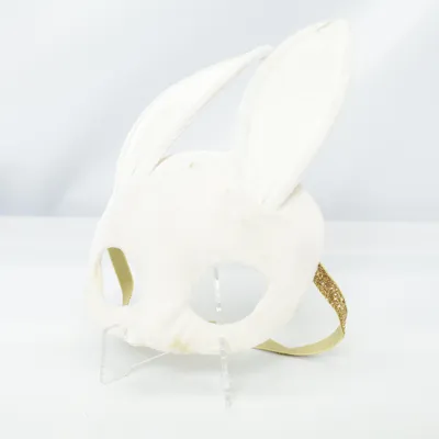 Maskerade masker (Hvid)