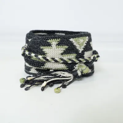 Riempje (Zwart, Beige, Groen) van Peruvian Connection Katoen