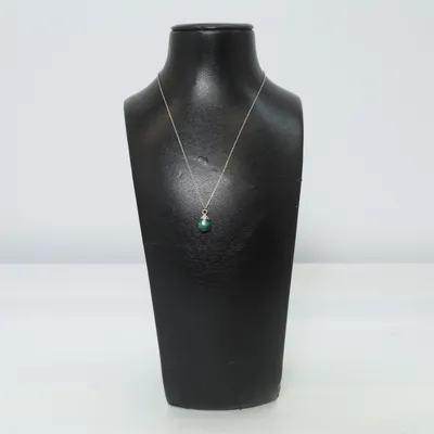 Halsband (Guldfärgad, Grön) från Timi Of Sweden Okänd metall