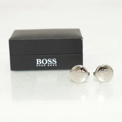 Manchetknopen (Zilver) van Boss Hugo Boss Onbekend materiaal