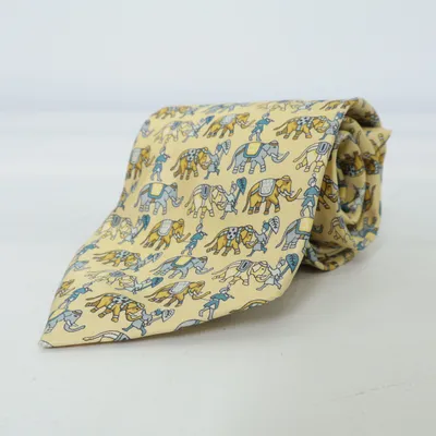 Tie (Yellow, Multicolored) from Jim Thompson Silk