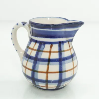 Urn pot (Blauw, Bruin, Wit)