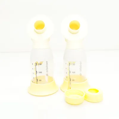 Nappflaska (Gul, Transparent, Grå) från Medela