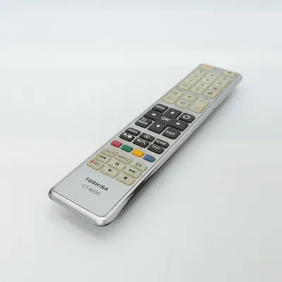 Remote control (Silver, White) from Toshiba