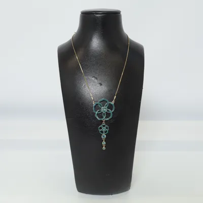 Halsband (Blå) från Pilgrim Okänd metall