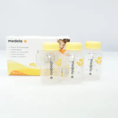 Feeding bottle (Transparent, Yellow) from Medela