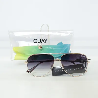 Sunglasses (Gold) from Quay Australia