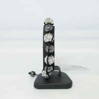 Bracelet (Black, Silver) from Montini Unknown metal