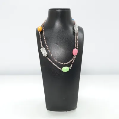 Necklace (Multicolored) from Accessories Unknown metal