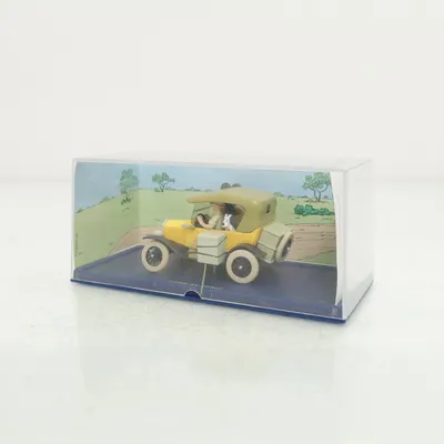 Model car (Yellow, Multicolored) from Tintin