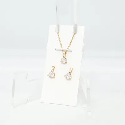 Smyckesset (Guldfärgad) Okänd metall