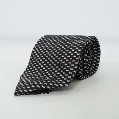 Cravate (Noir, Gris) de Trussardi Soie