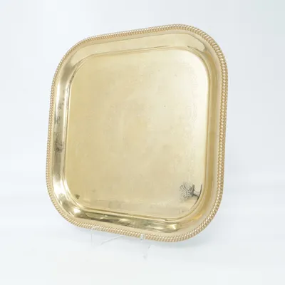 Bricka (Guldfärgad) från S Metall