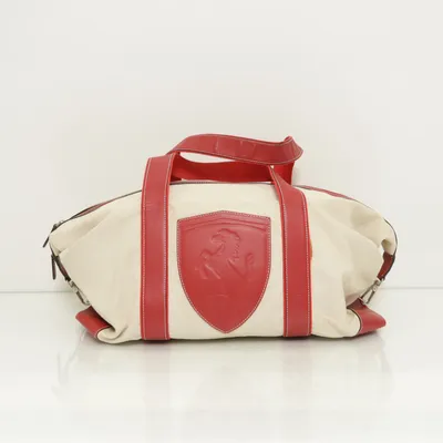 Weekendbag (Beige, Röd) från Ferrari